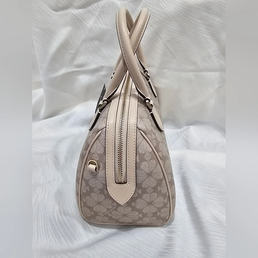 $100:Kate Spade Signature Spade Flower Large Dolly Duffle Crossbody - Picture 8 of 13